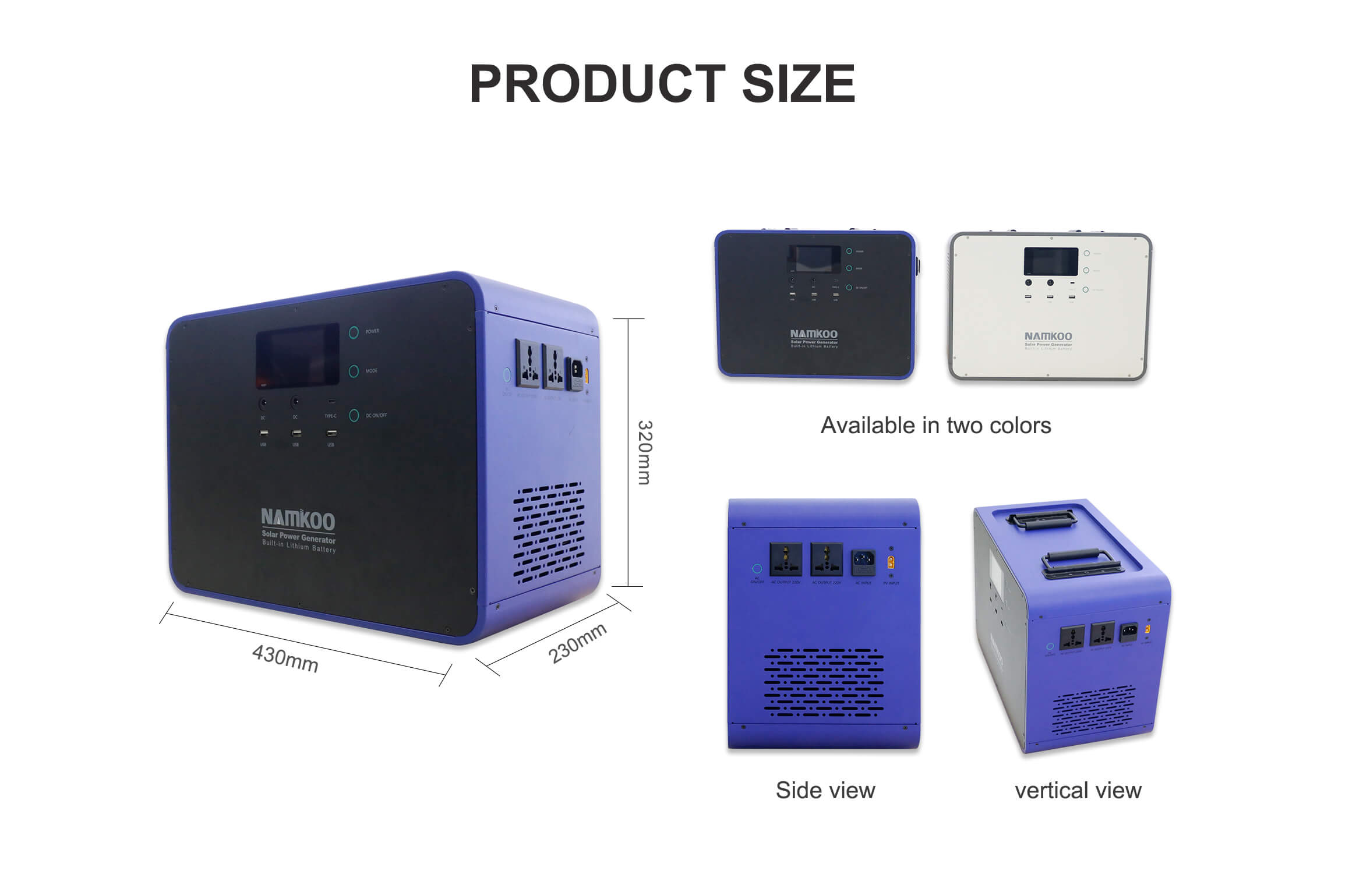 solar generator to power house